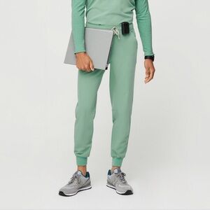 FIGS Tansen Jogger Scrub Pants Jade Small Green Seafoam Mint Doctor Nurse
